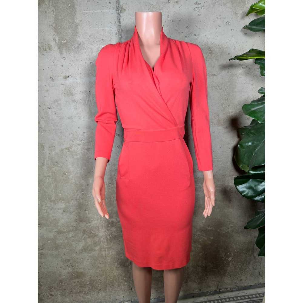 Armani Collezioni ITALY Stunning Coral  Jersey Dr… - image 1