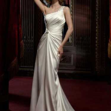 Galina Signature One Shoulder Wedding Dress