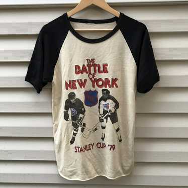 NHL × Vintage 1979 battle of new york t rangers v… - image 1