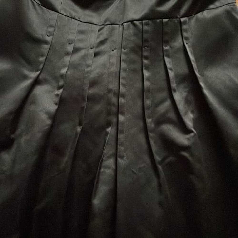 Vintage Miu Miu Black Silk Cocktail Dress - image 4