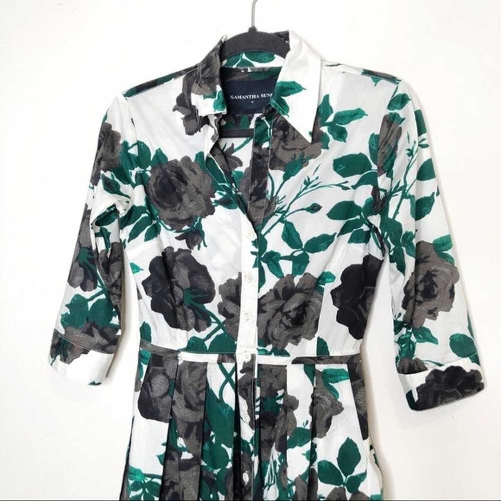 Samantha Sung Audrey Floral Dress Size 0 - image 4