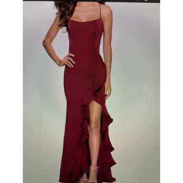 NWOT La Femme 28294 Size 4 in wine - image 1