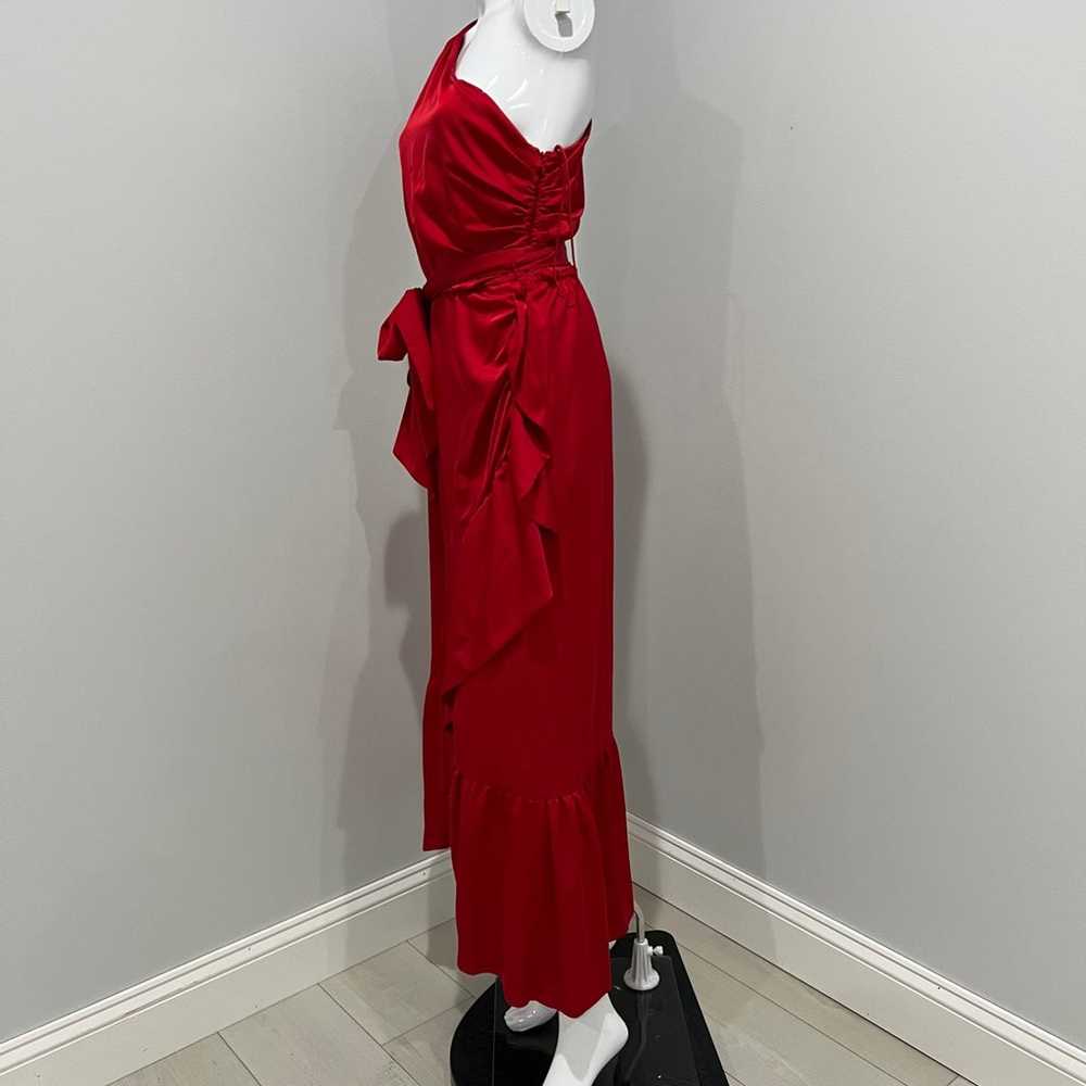 $548 AMUR Topanga Faux Wrap Midi Dress size 6 - image 7