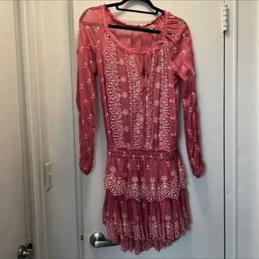 loveshackfancy embroidered dress. One of a kind