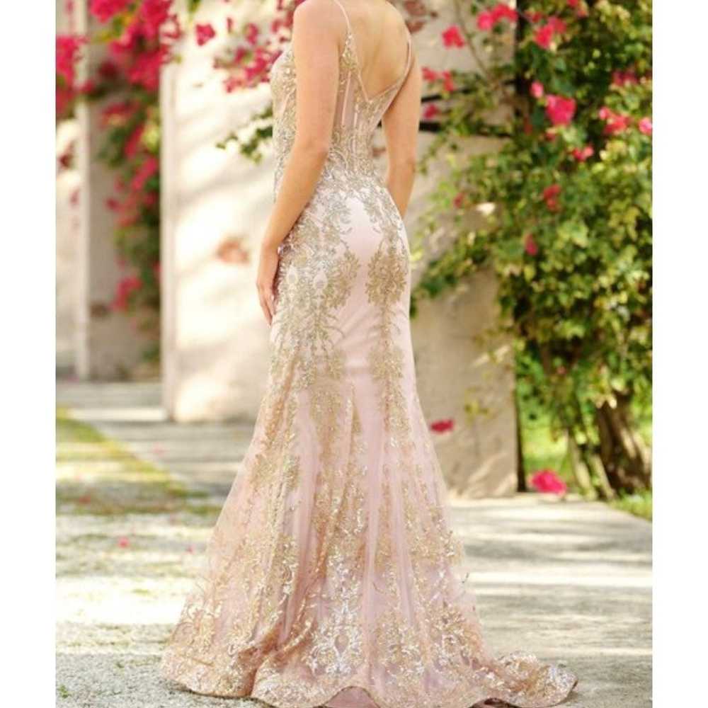 Rose Gold Prom Dress - image 2