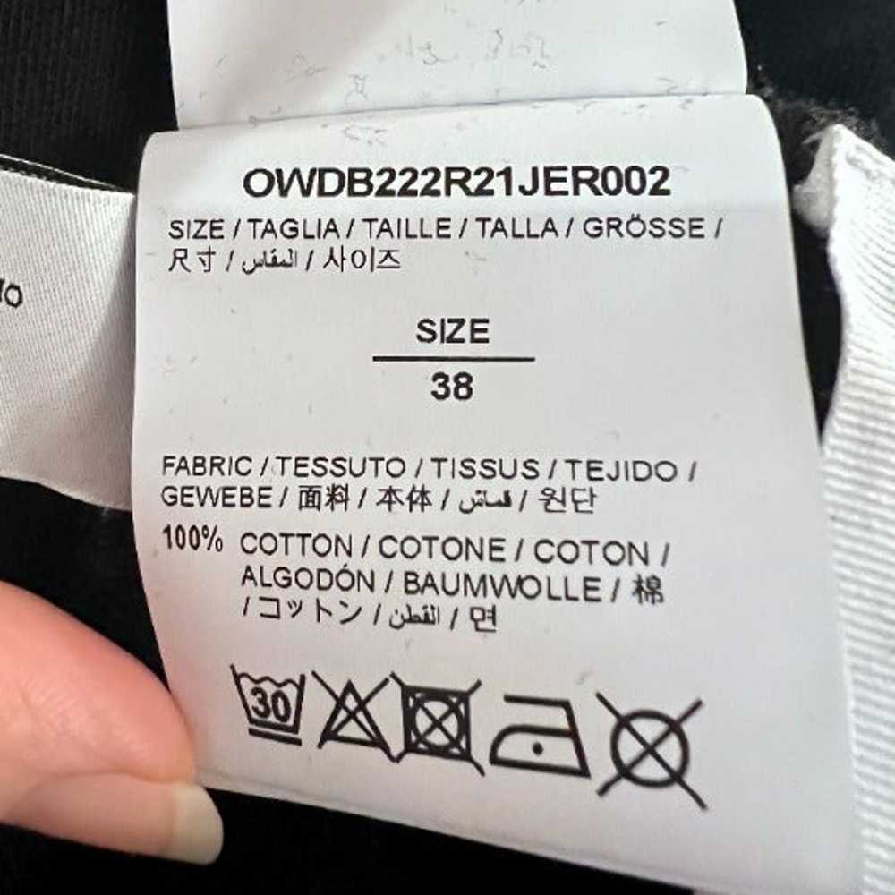 Off-White Logo-print Cotton Mini Dress in Black - image 4