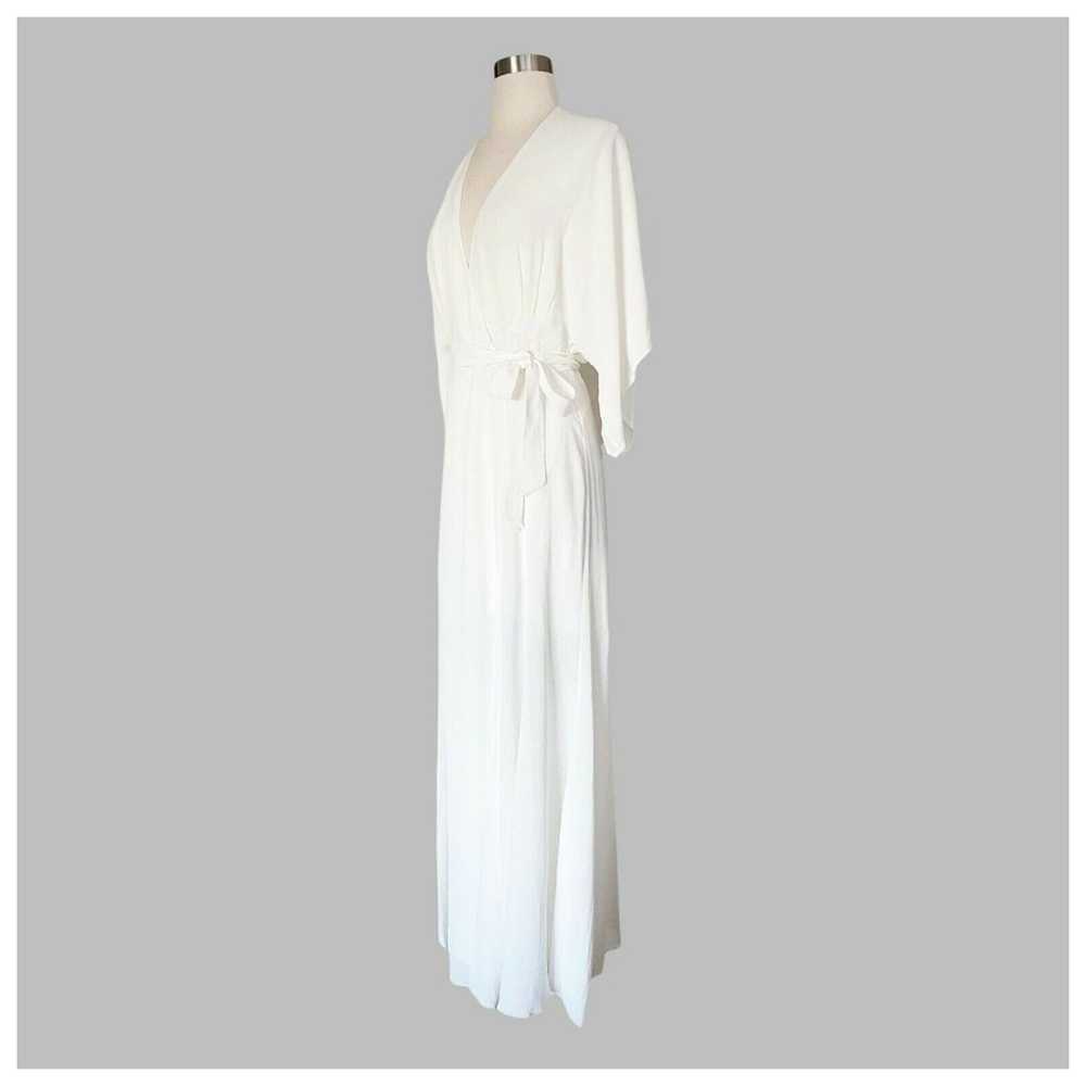 REFORMATION Winslow Wrap Maxi Dress Ivory White B… - image 2