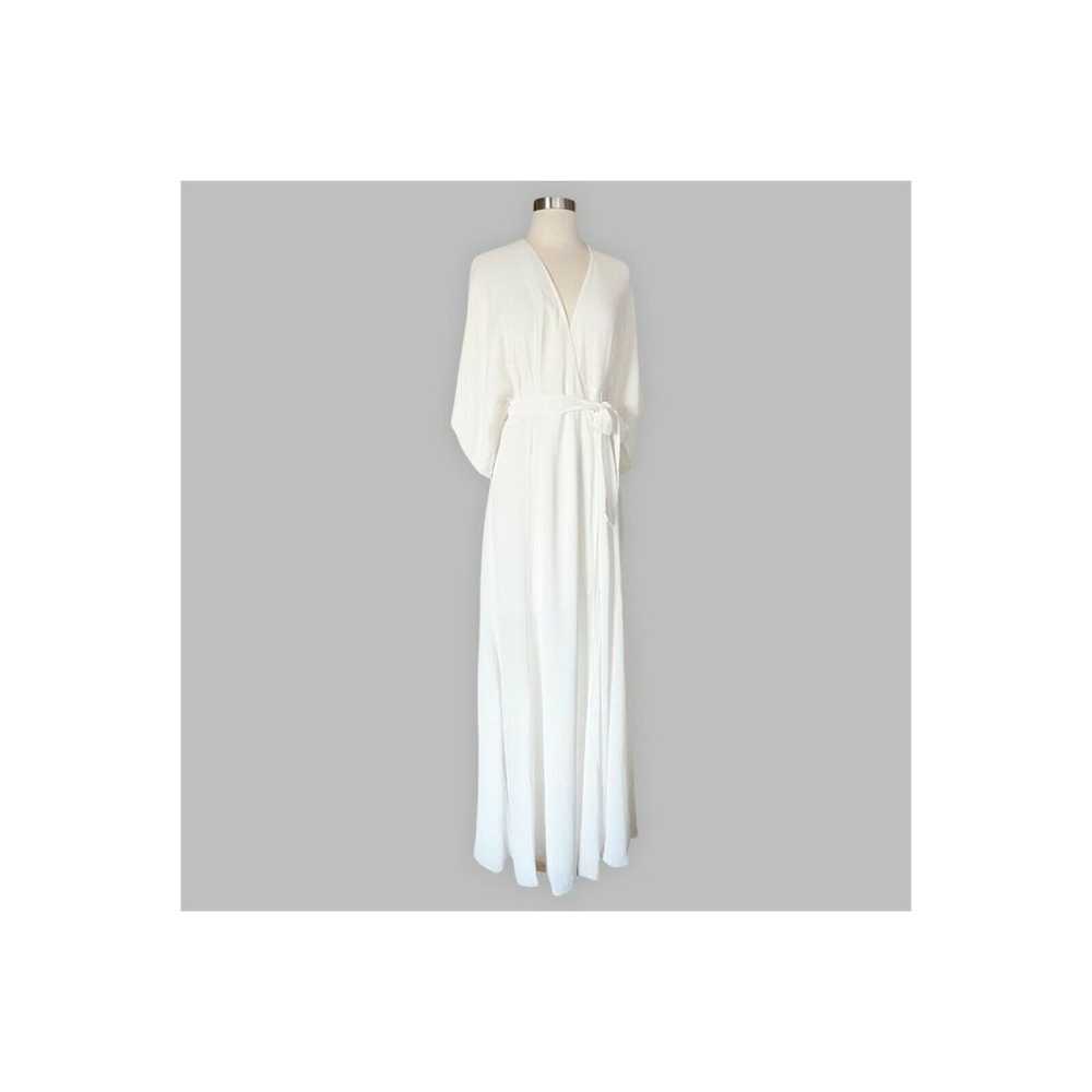 REFORMATION Winslow Wrap Maxi Dress Ivory White B… - image 6