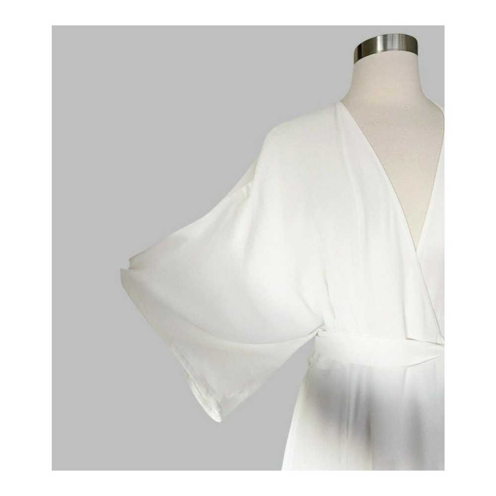 REFORMATION Winslow Wrap Maxi Dress Ivory White B… - image 7