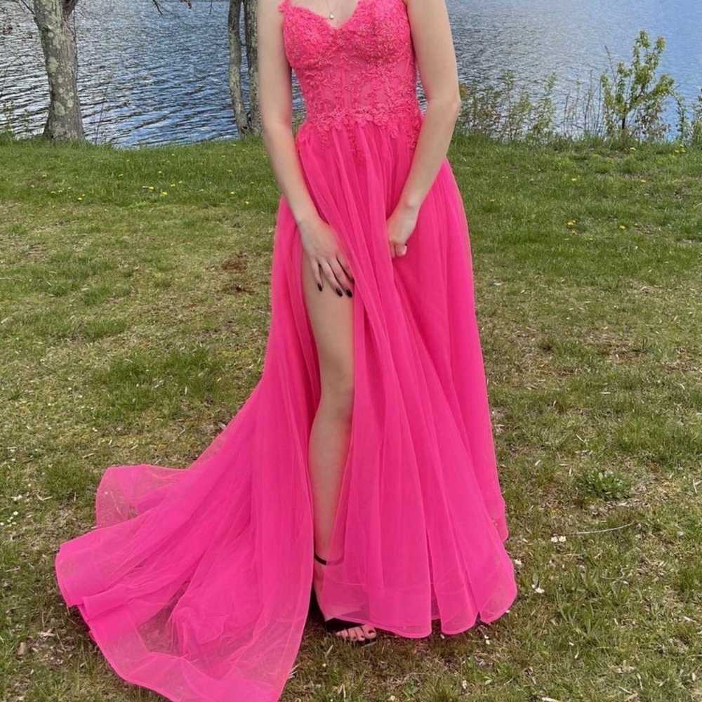 Pink LaFemme Prom Dress - image 2