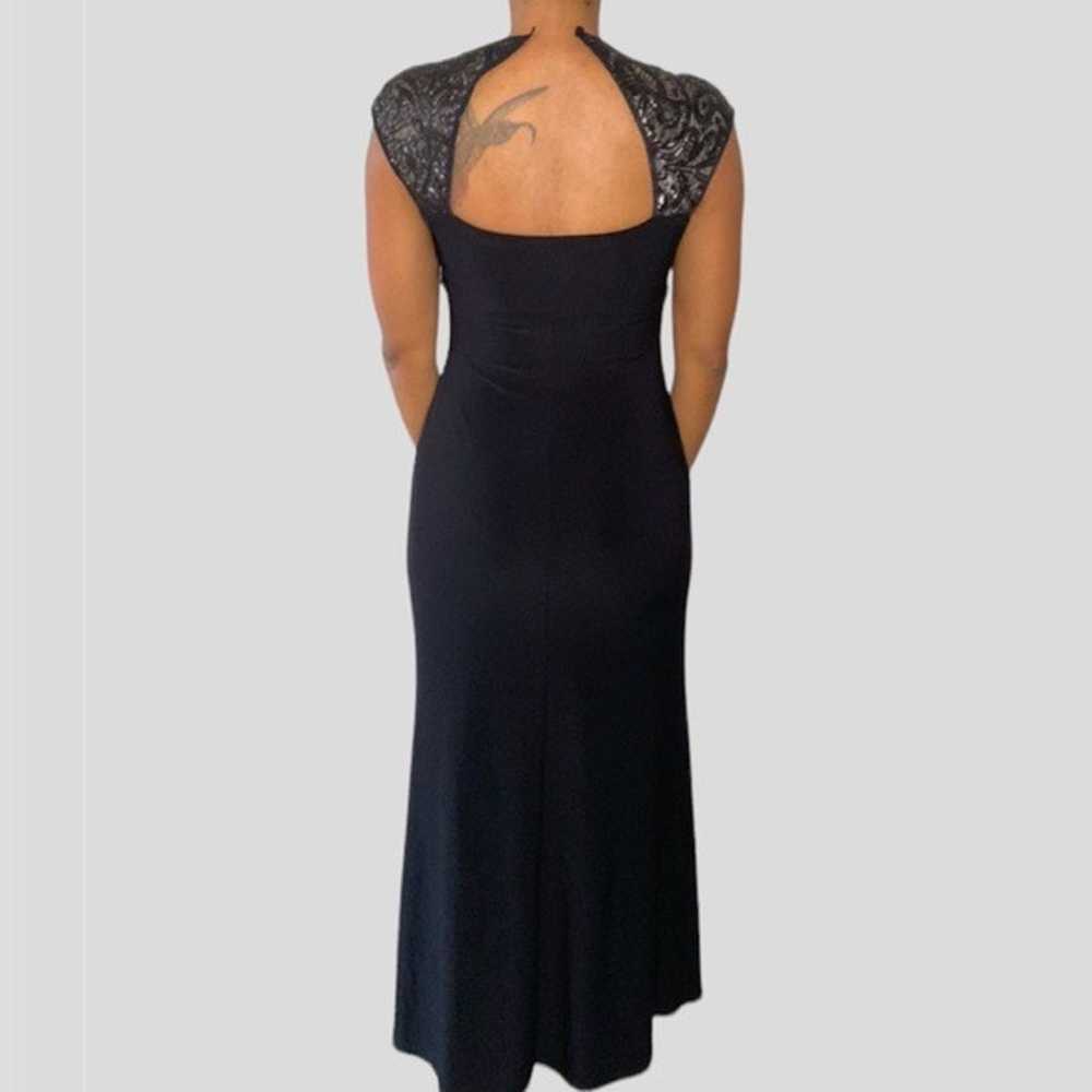 Ralph Lauren Black Sequined Formal Evening Dress - image 4