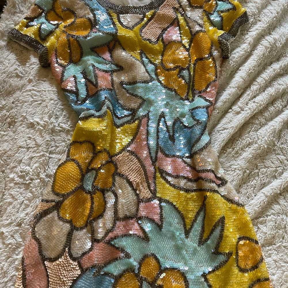 Vintage French Connection Sequin Dress - image 1