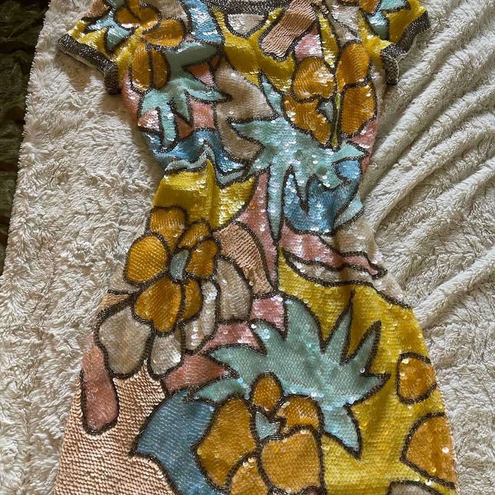 Vintage French Connection Sequin Dress - image 2