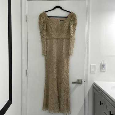 Gold dress gown Mac duggal size 6