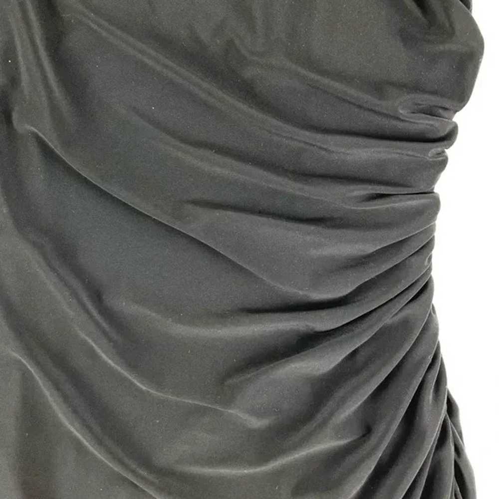 Lauren Ralph Lauren Black Illusion Sleeve Ruched … - image 9