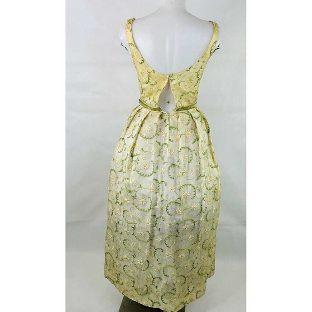 VTG 1950s Womens Small Crewel Embroidered Country… - image 12