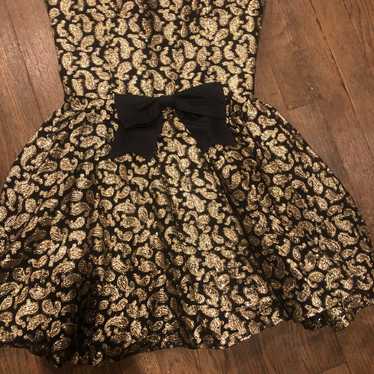 Moschino Vintage Rare Dress black/gold size 4