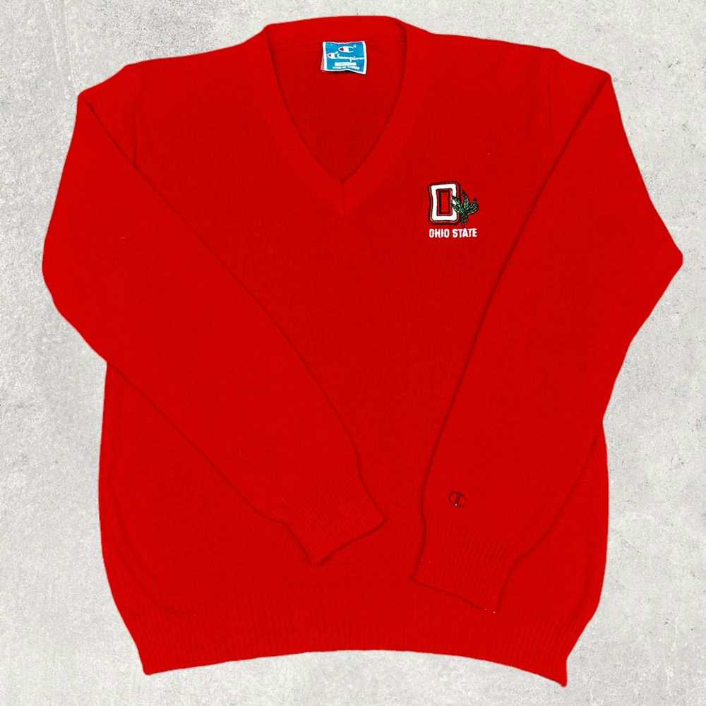 Champion × Vintage 1980s Ohio State Sweater - image 1