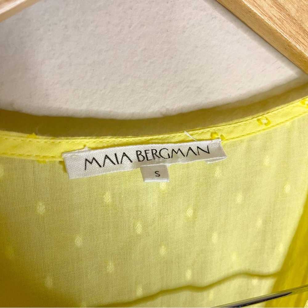 Maia Bergman | Mika Wrap Mini Dress in Lemonade S… - image 6