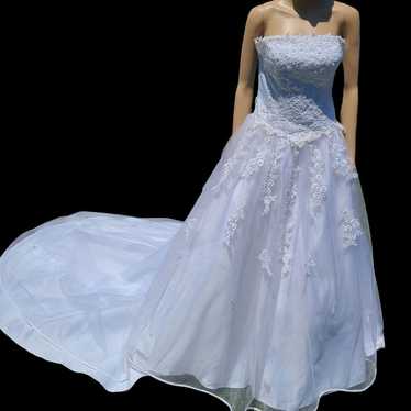 Alfred Angelo Cinderella wedding dress with veil … - image 1