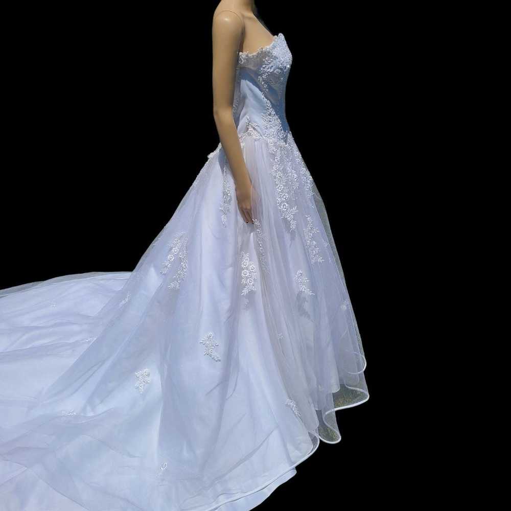 Alfred Angelo Cinderella wedding dress with veil … - image 2