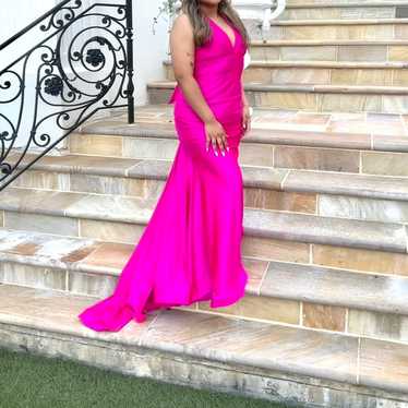 Jessica angel pink prom dress