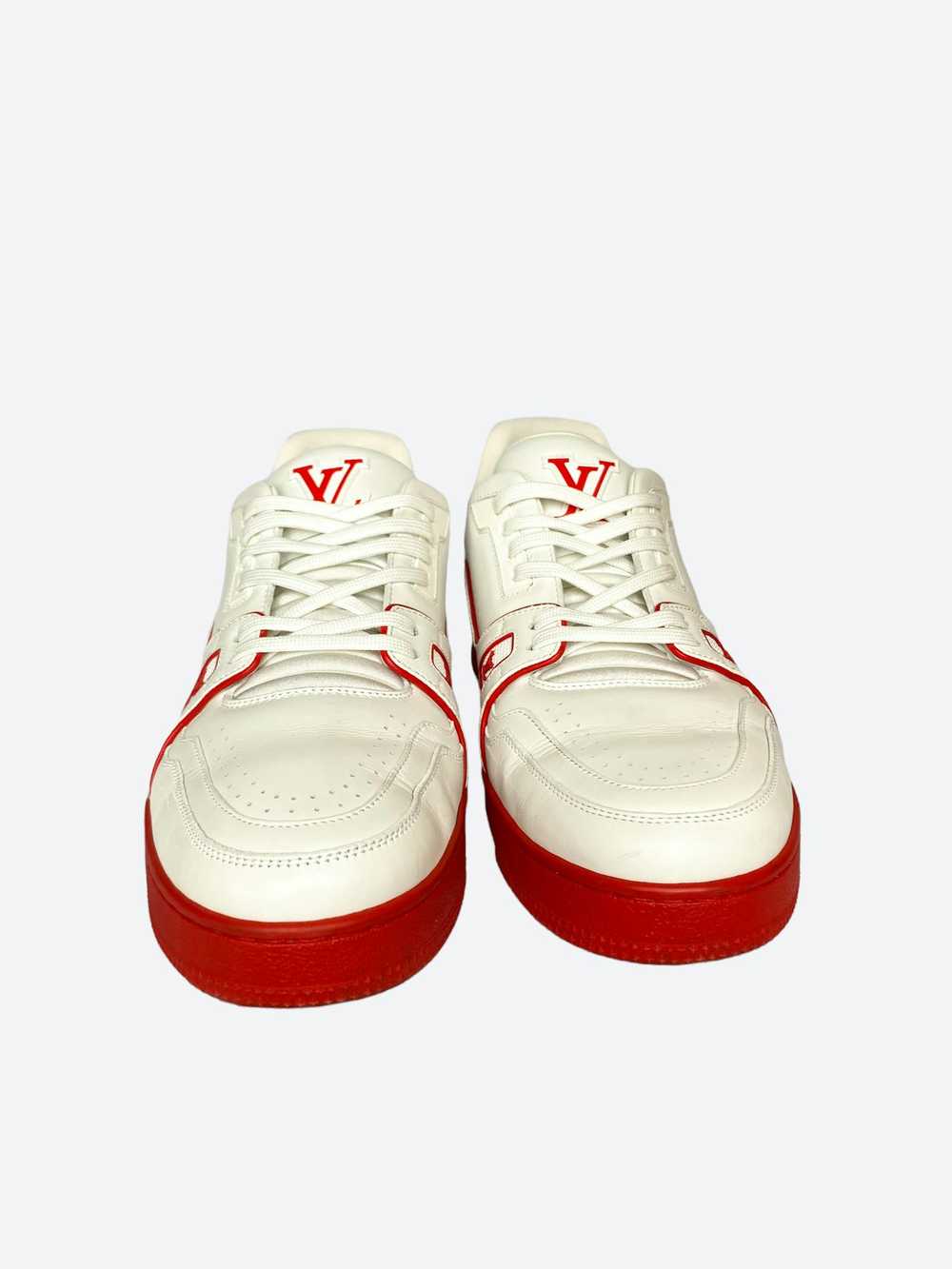 Louis Vuitton Louis Vuitton White & Red Trainers - image 5