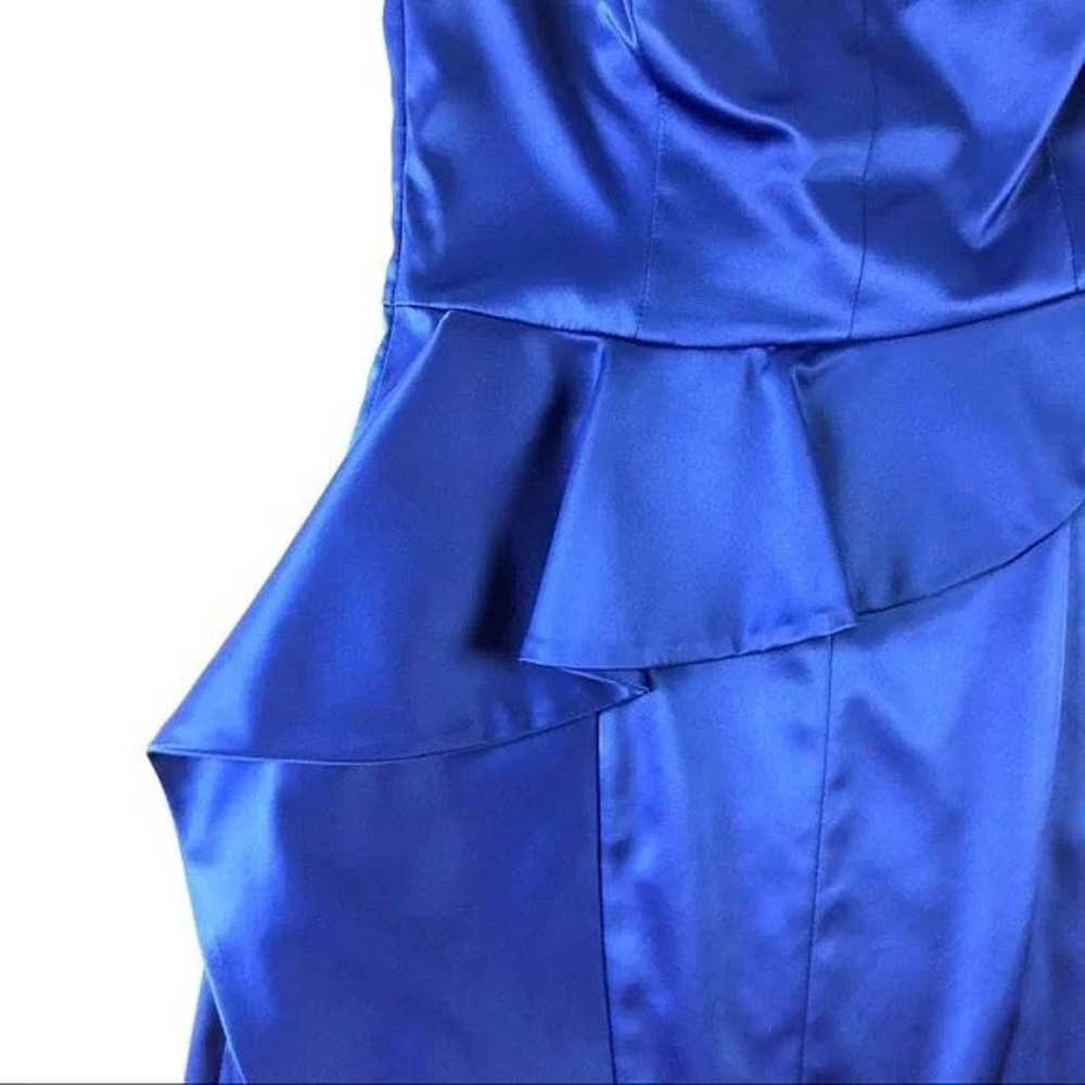 Jessica Simpson Royal Blue Ruffle One Shoulder Ev… - image 6