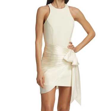 Windsor Sash-Tie Mini White Dress - image 1