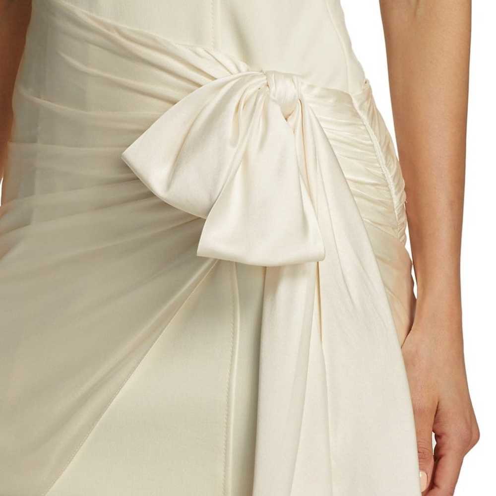 Windsor Sash-Tie Mini White Dress - image 5