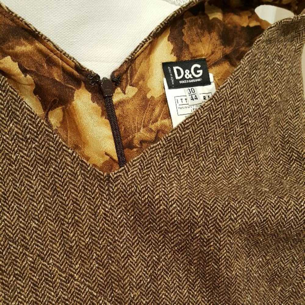 D&G wool dress size 44 - image 4