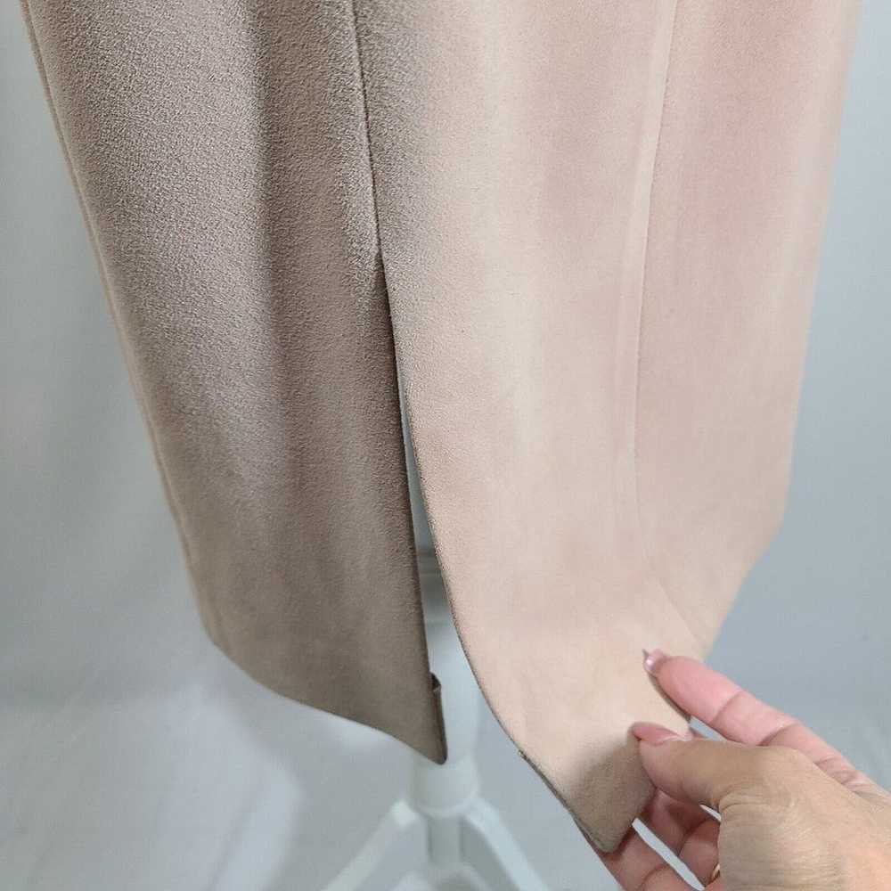 Donald J Pliner Leather Dress 8 Pink Silk Lining … - image 5