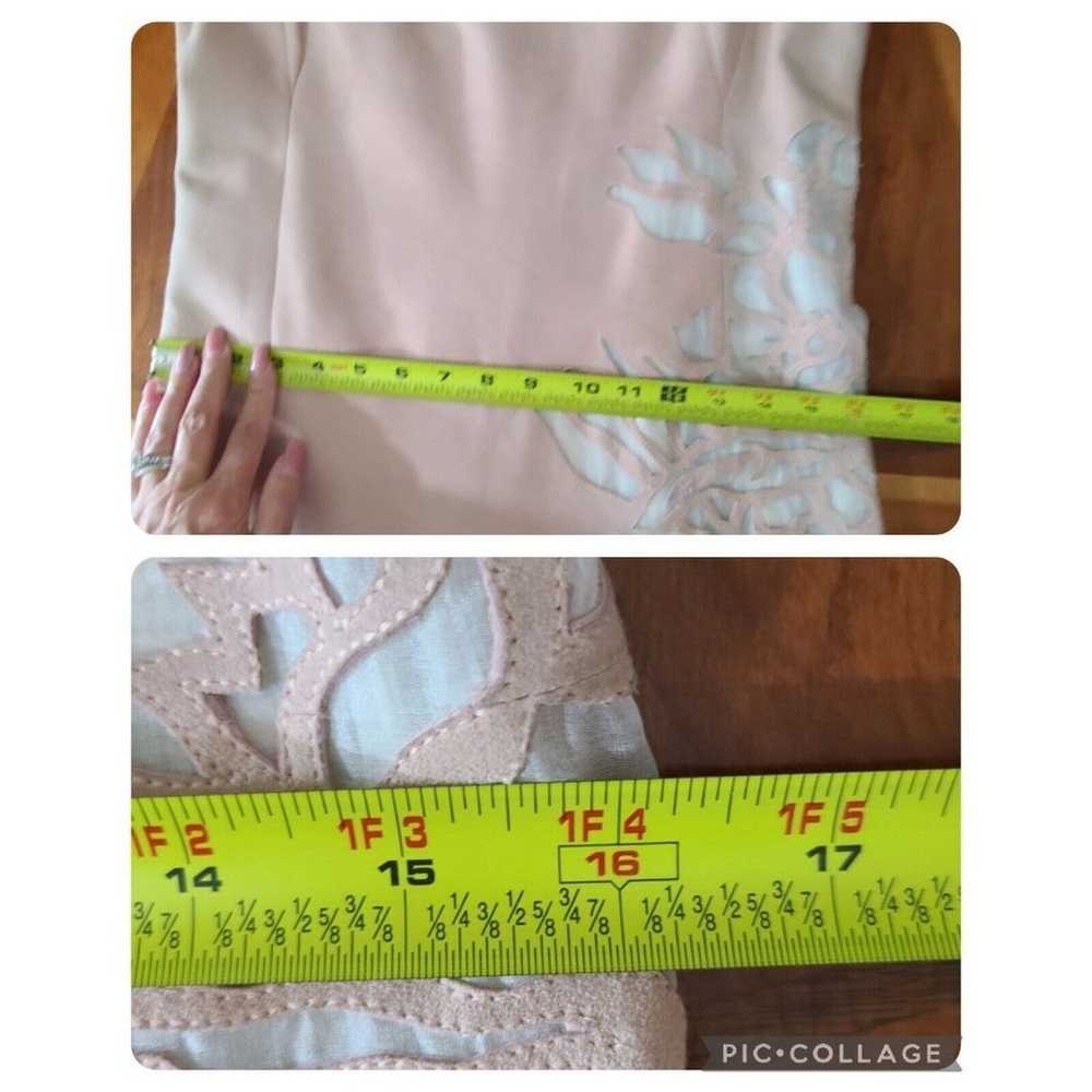 Donald J Pliner Leather Dress 8 Pink Silk Lining … - image 9
