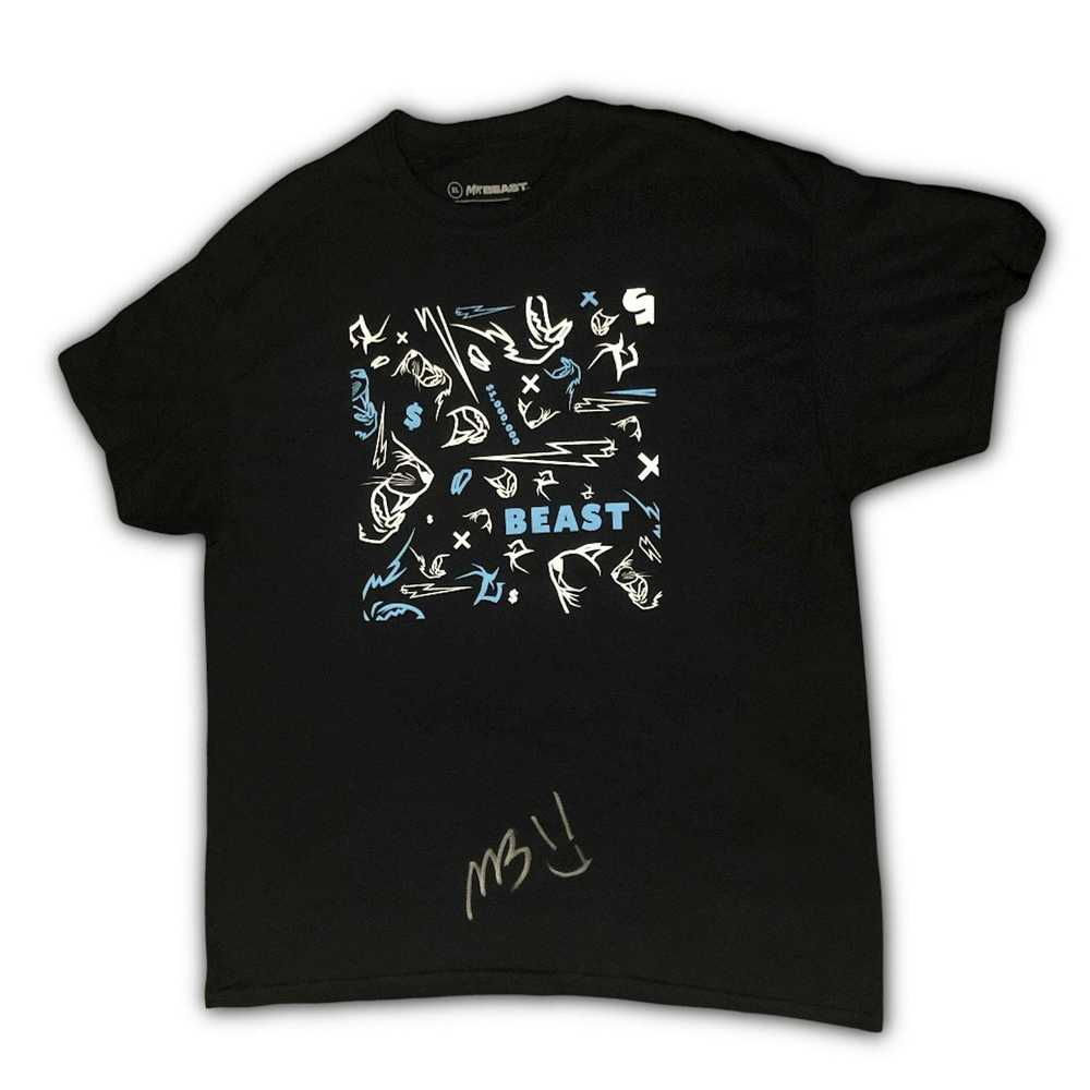 Streetwear Autographed Mr Beast 1,000,000 Subs Si… - image 1