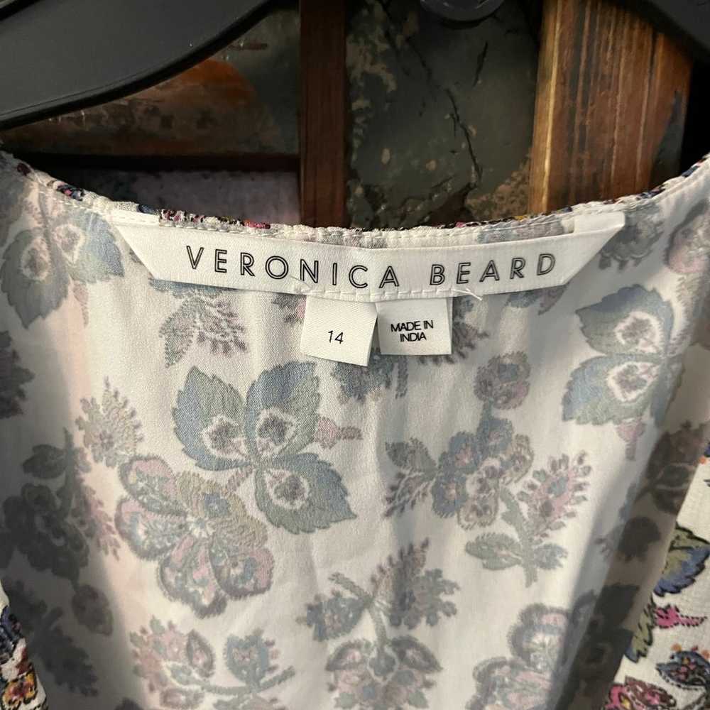 NWOT Veronica Beard Darrah Dress Ruched Bottom Lo… - image 3