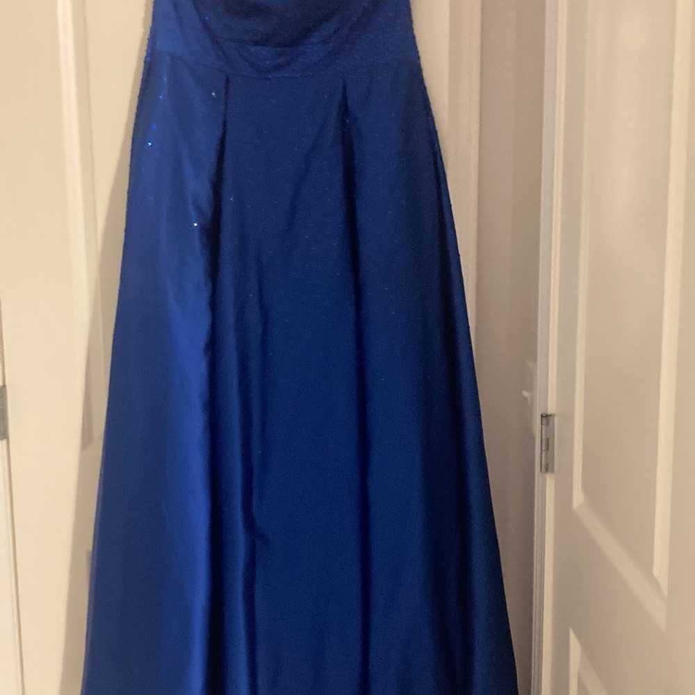 Royal Blue Pageant Dress - image 2