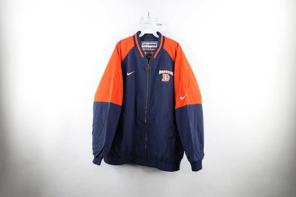 Nike × Vintage Vintage 90s Nike Broncos Football … - image 1