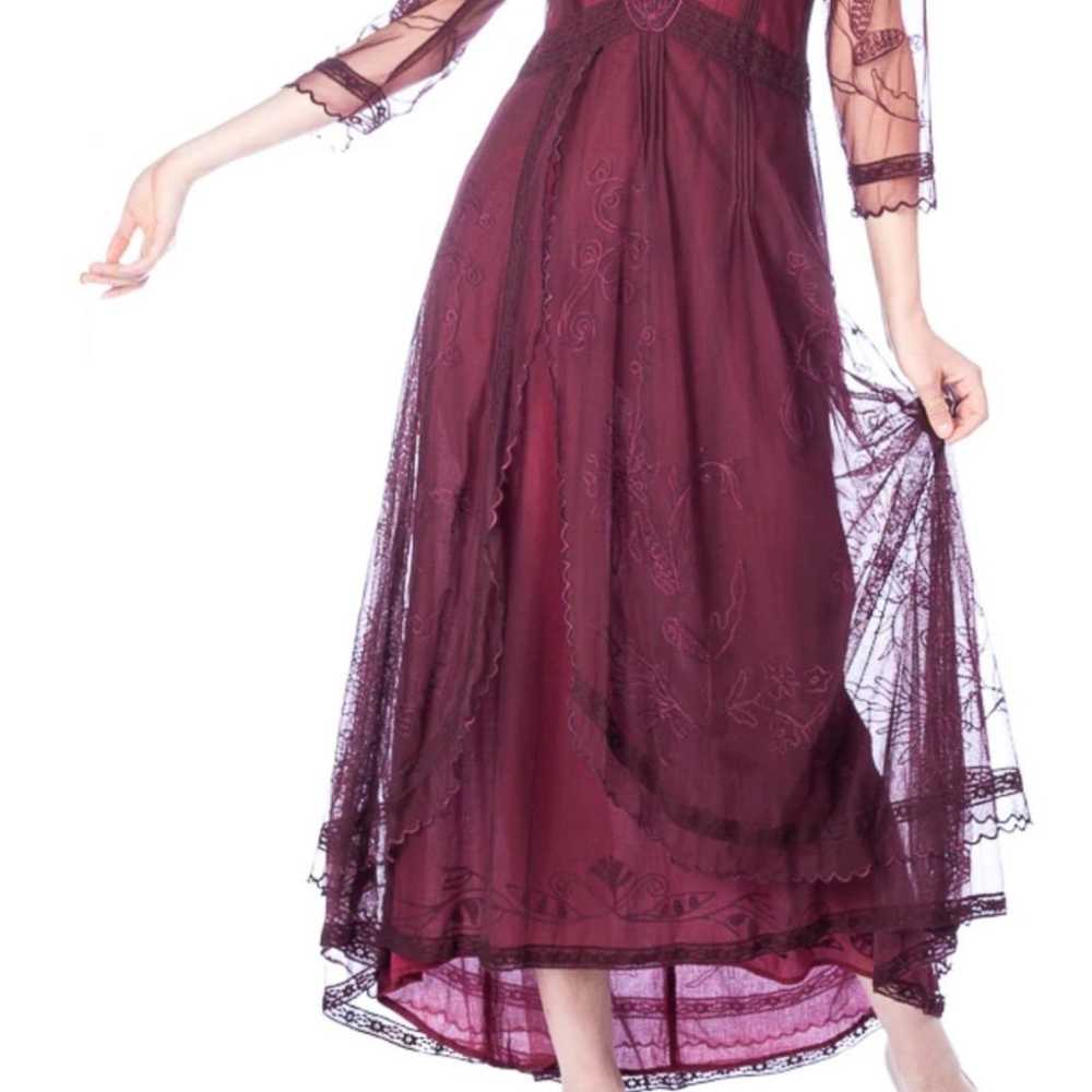 Nataya 40163 Downton Abbey Ruby Tea Party Dress S… - image 1