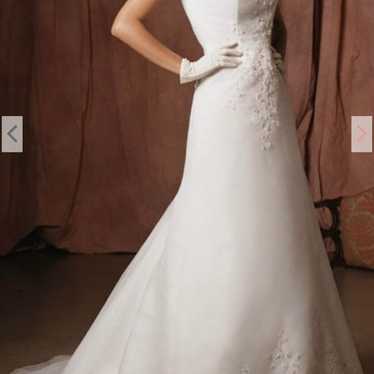 CASABLANCA Halter Neck Bridal Gown Wedding Dress Size 8 Ivory