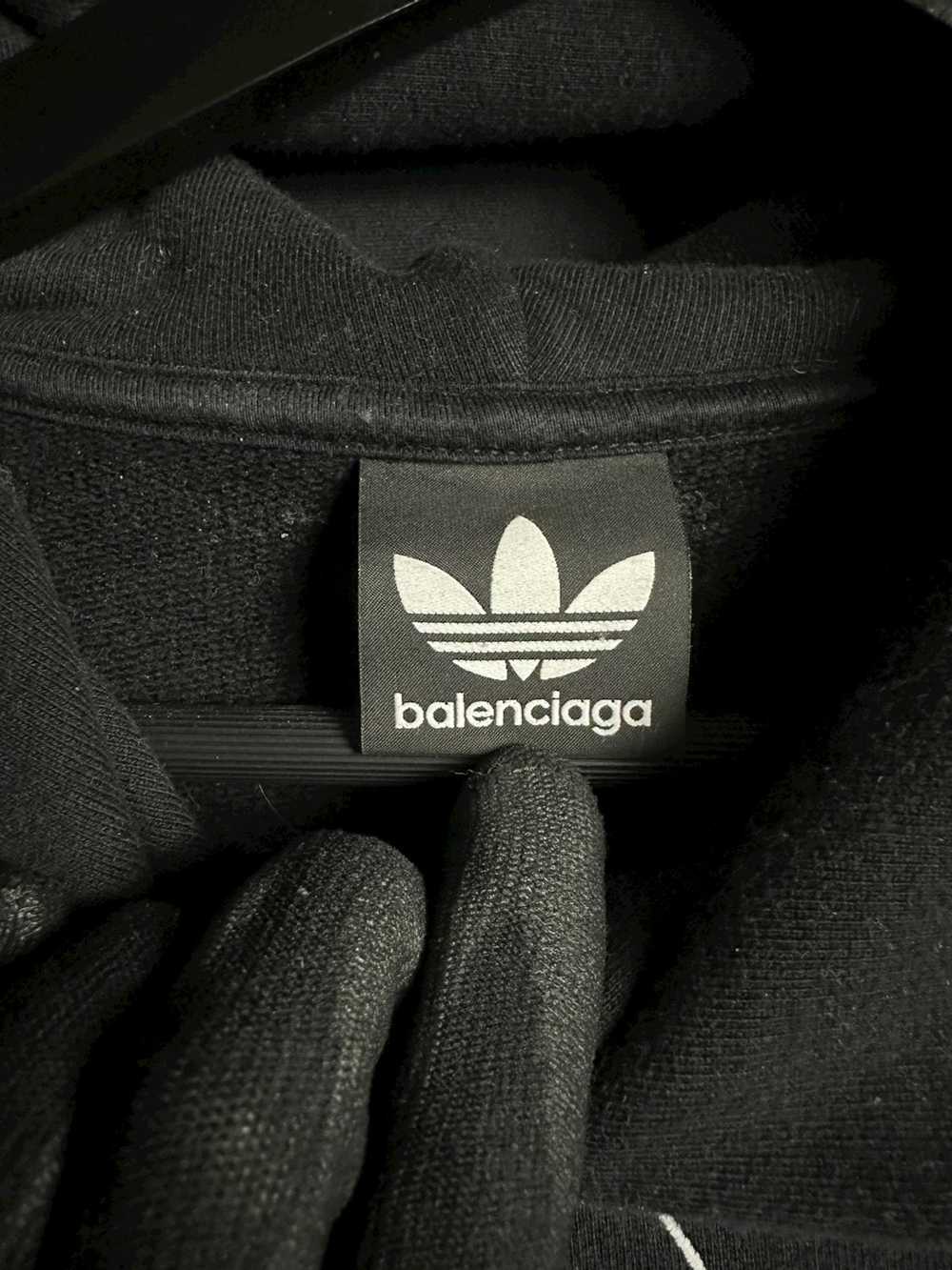 Balenciaga Balenciaga x Adidas Oversized Logo Hoo… - image 4