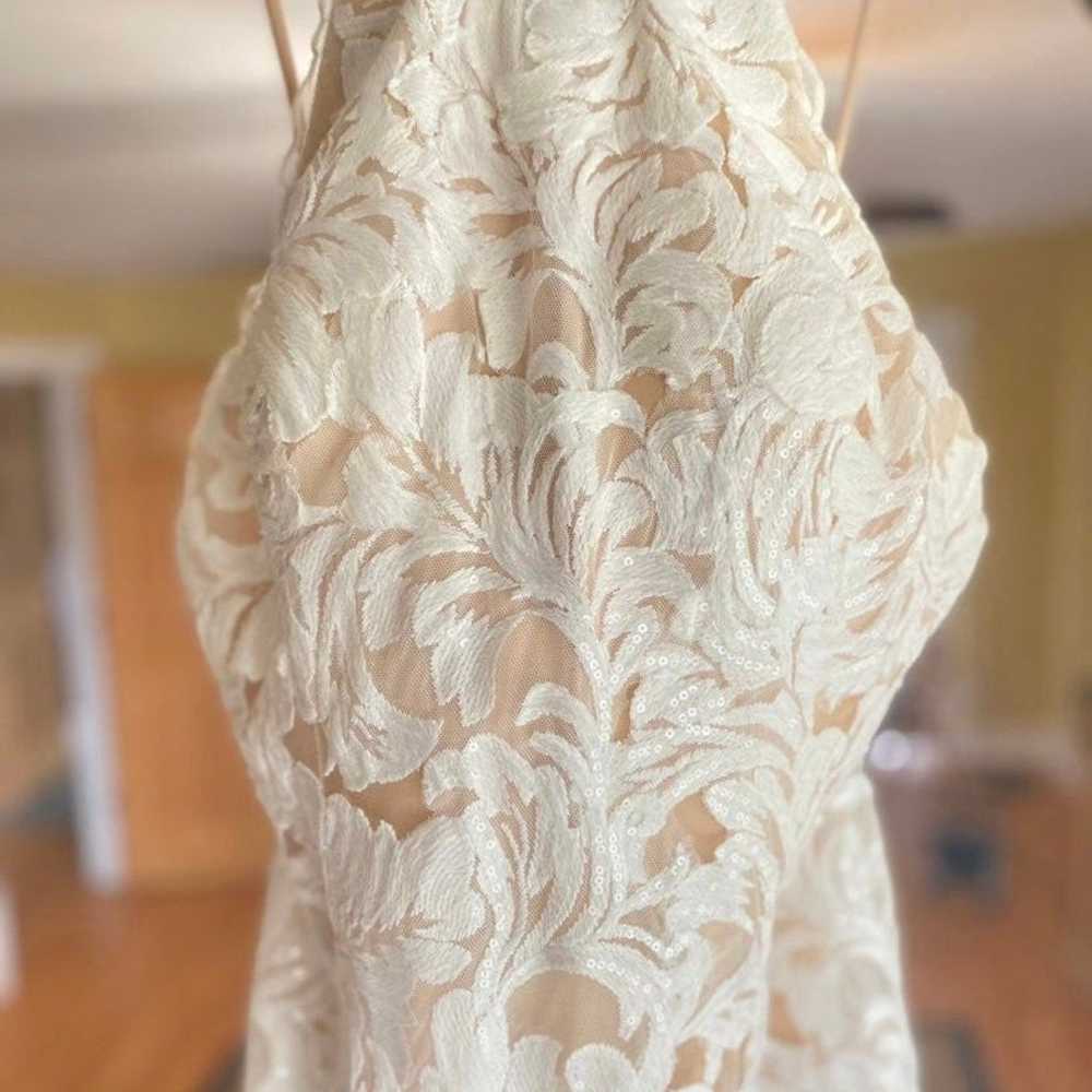 Prom/wedding white nude dress - image 3