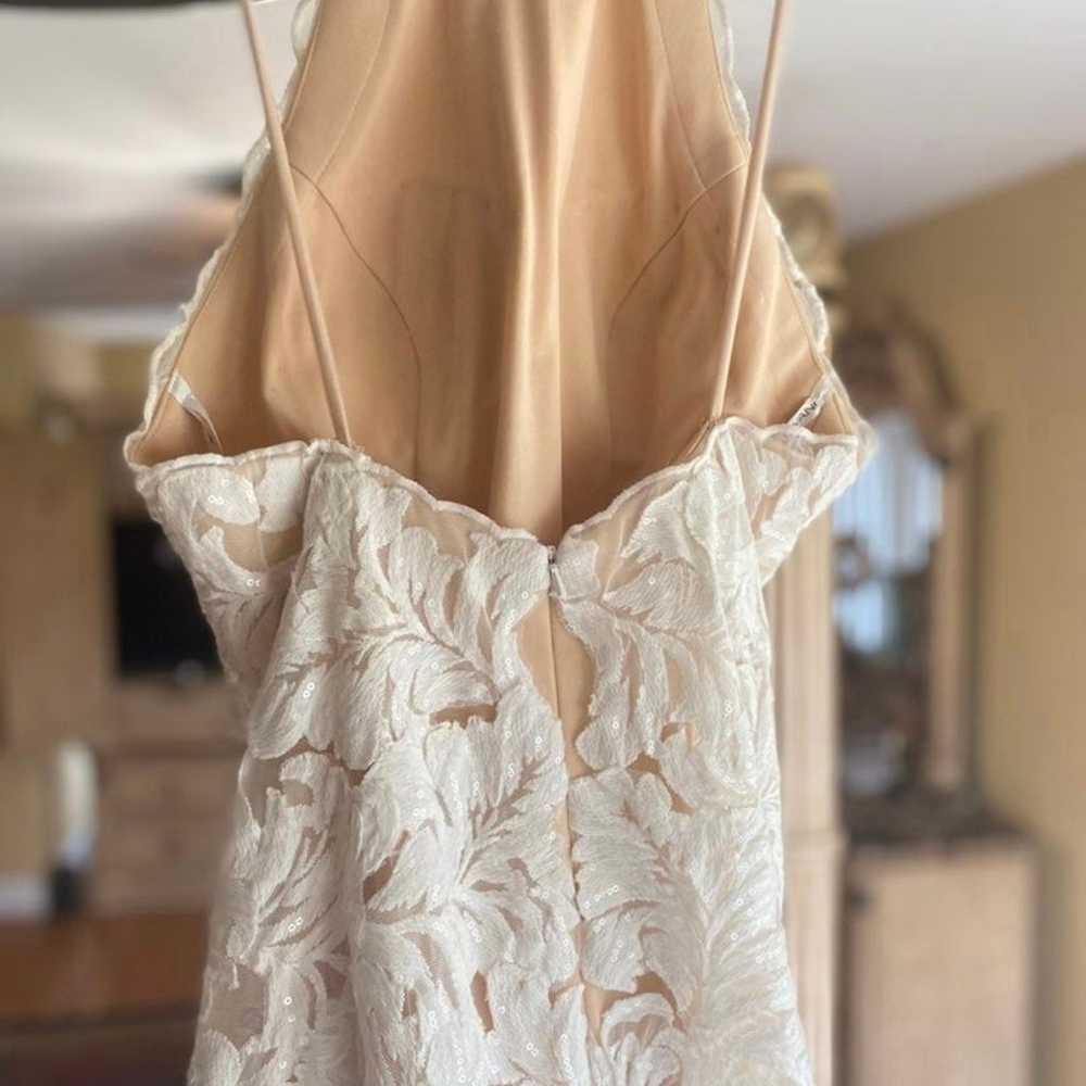 Prom/wedding white nude dress - image 4