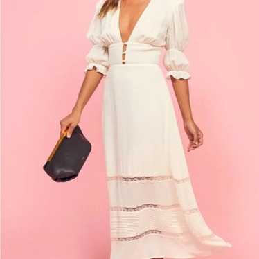 White Reformation Ginny Dress