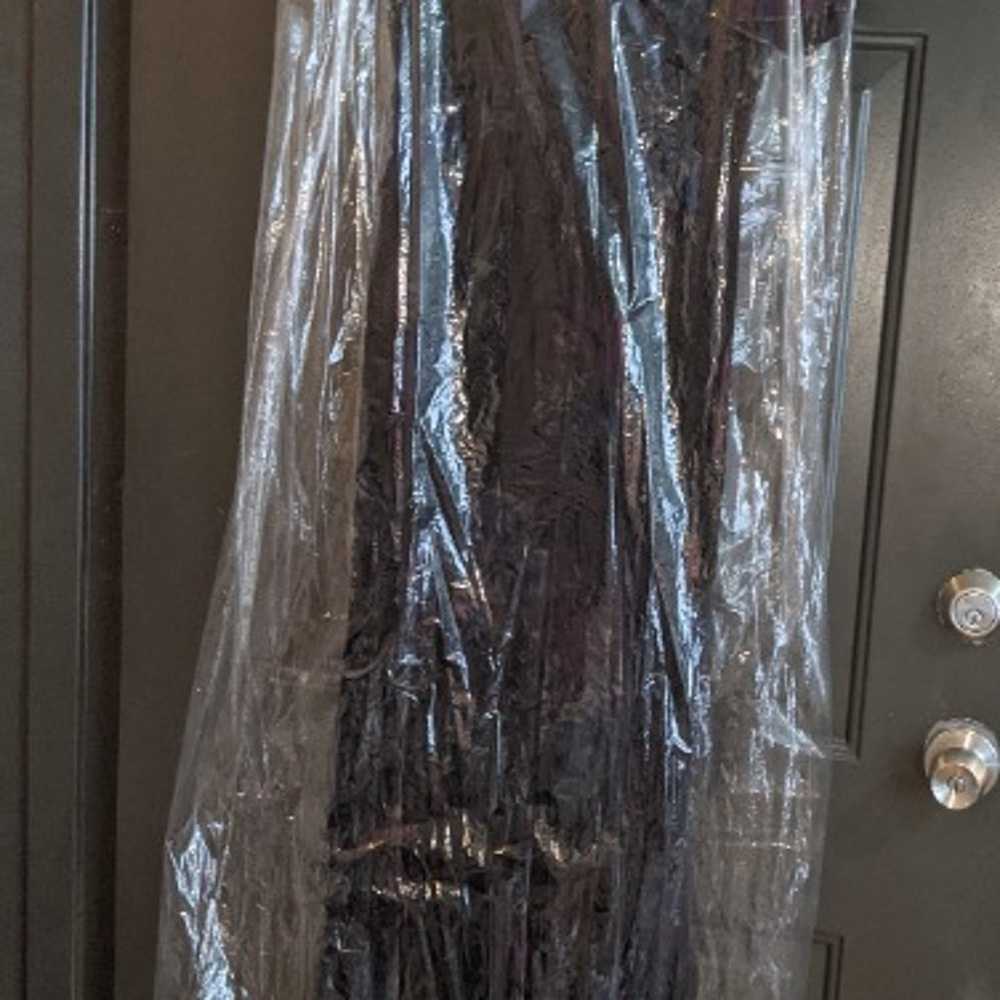V-Neck Velvet Lace Gown, Jill Stuart - image 3