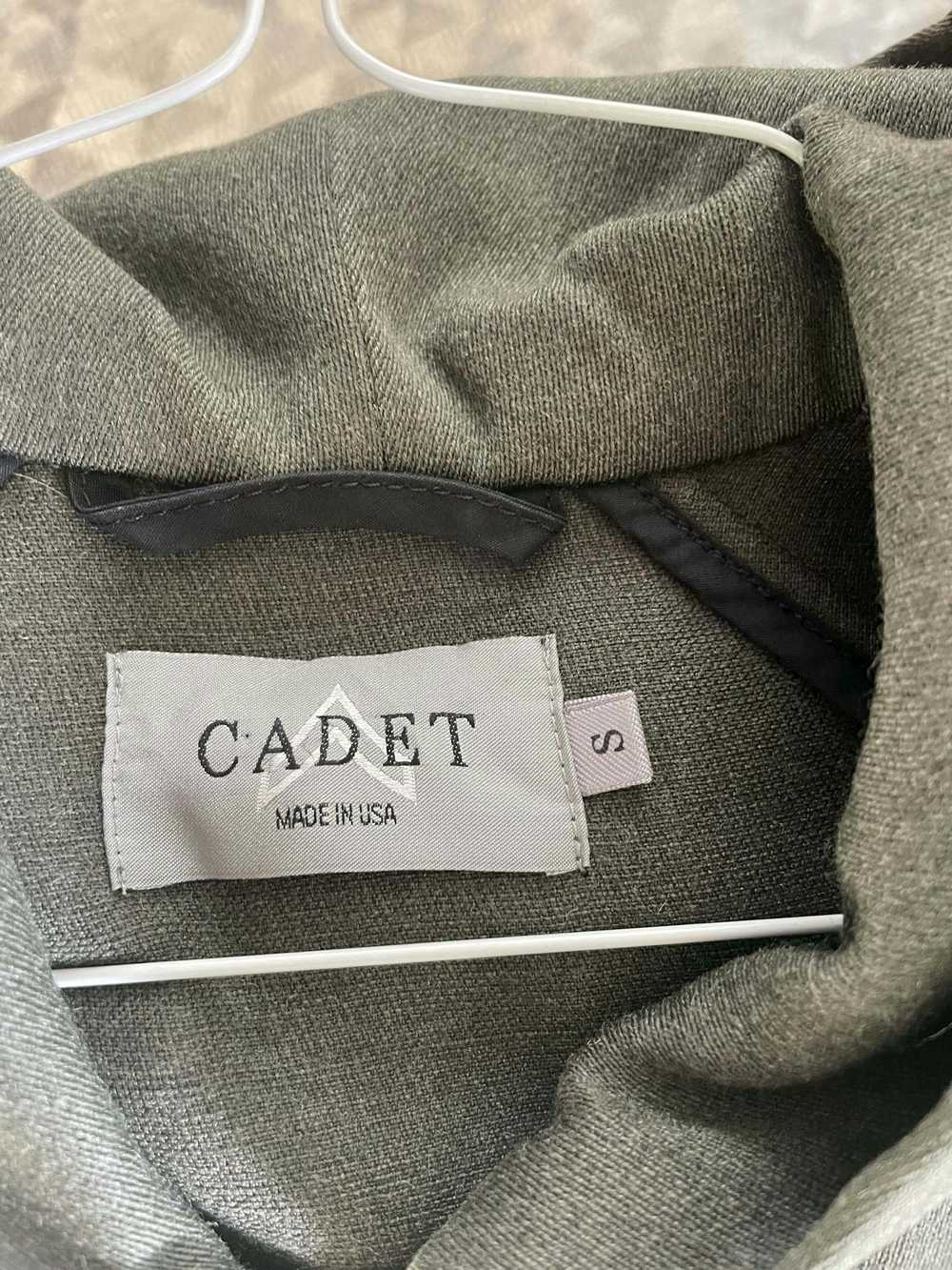 Cadet CADET USA Olive Wool Hooded Sweatshirt - image 3