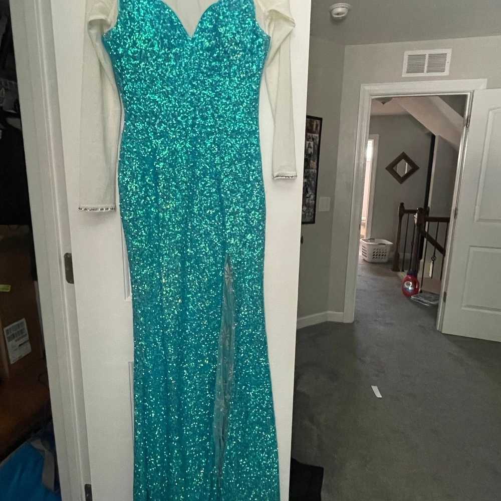 Custom Elsa gown dress costume - image 1