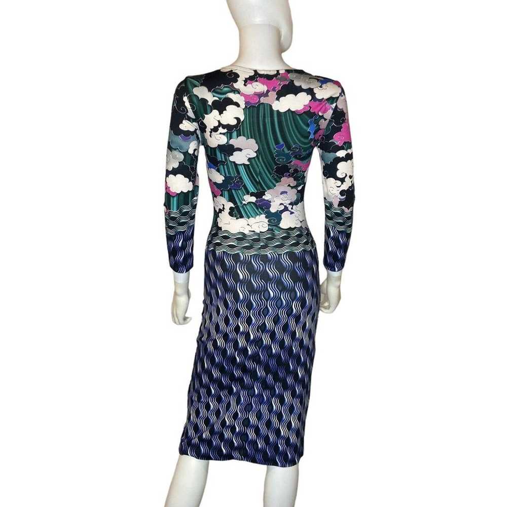 Mary Katrantzou Cloud Print Long Sleeve Jersey Bo… - image 4