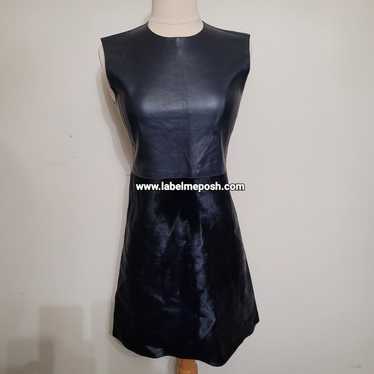 Fur calf hair and leather dress - image 1