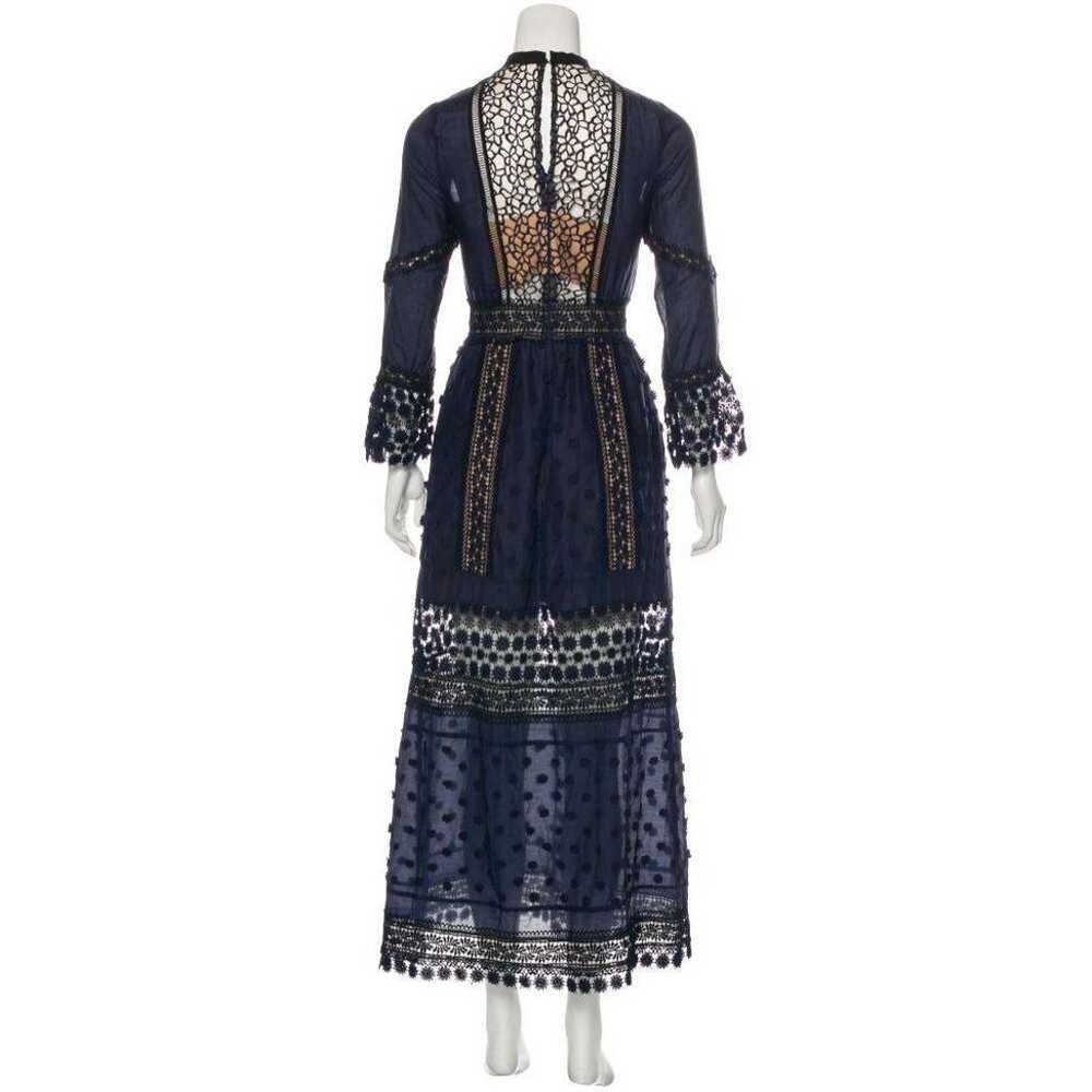 SELF-PORTRAIT Lace Pattern Long Dress - image 3