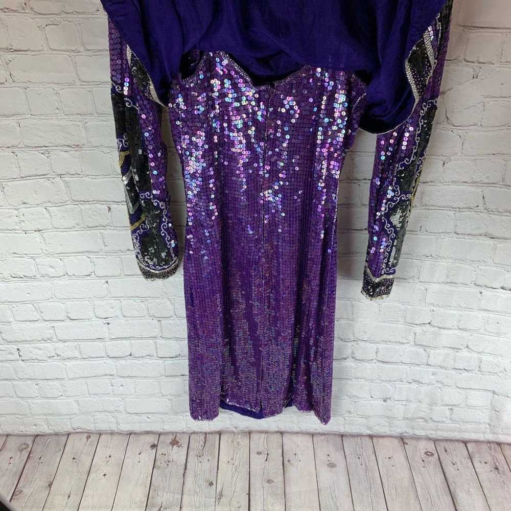 Judith Ann purple and silver 2 pc set - image 4